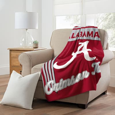 NCAA Alabama Crimson Tide 46" x 60" Microfiber Throw Blanket