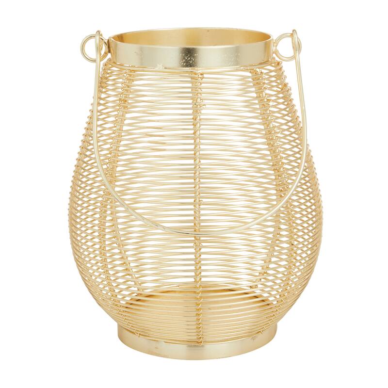Gold Iron Glam Lantern