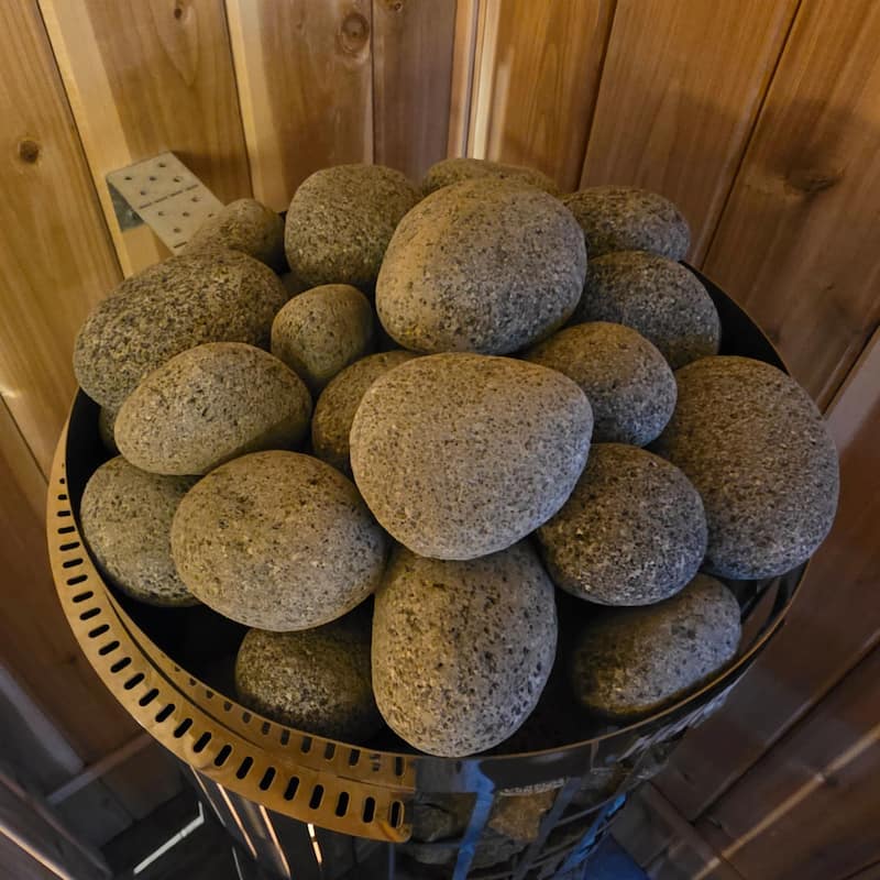 ALEKO Oval Volcanic Sauna Rocks