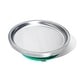 preview thumbnail 1 of 6, Baby Round Open Plate Stainless Steel and Silicone  Stainless Steel & Silicone|Green