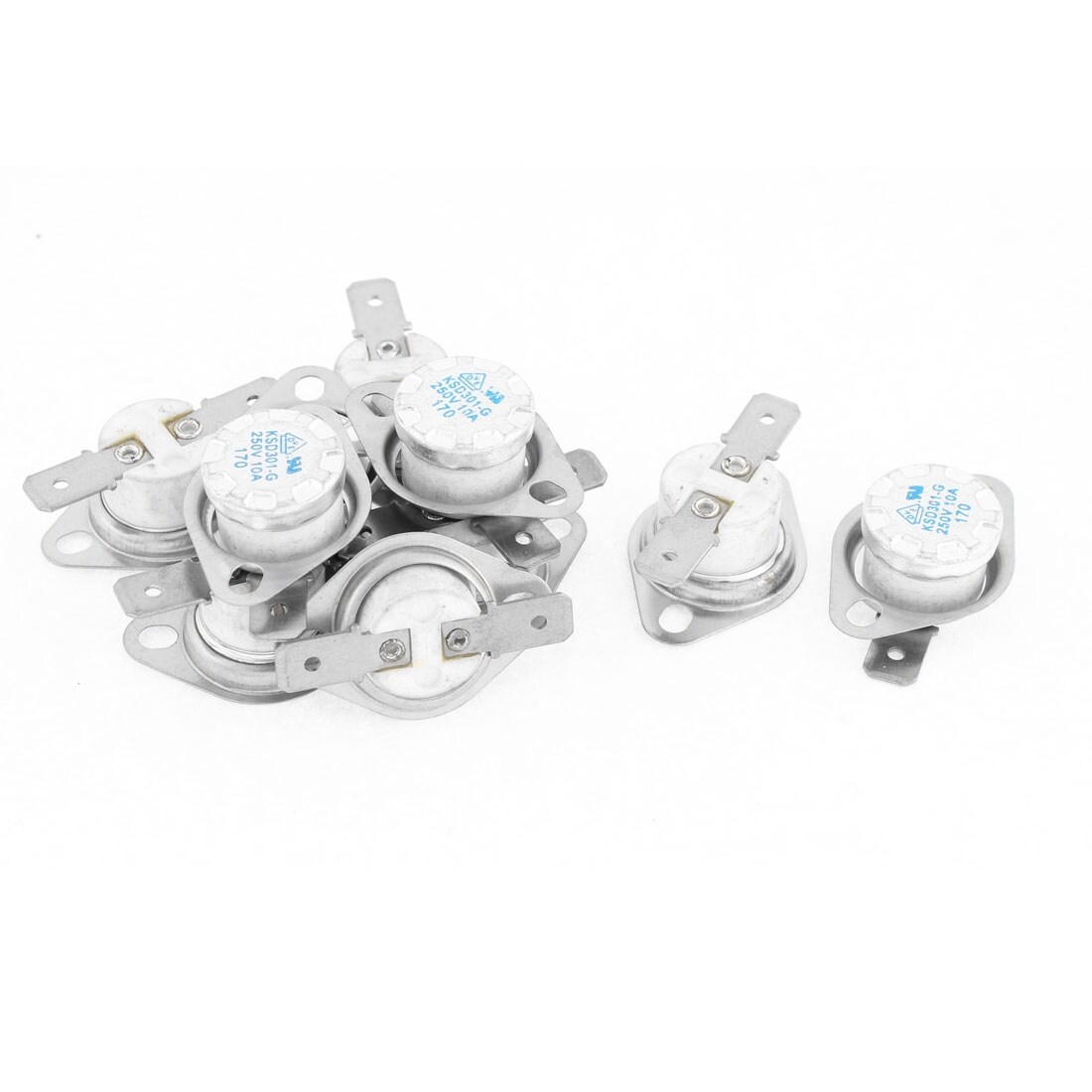 Shop Ksd301 10a 170 Celsius Normal Close Temperature Switch Thermostat 10pcs On Sale Free Shipping On Orders Over 45 Overstock 18260011