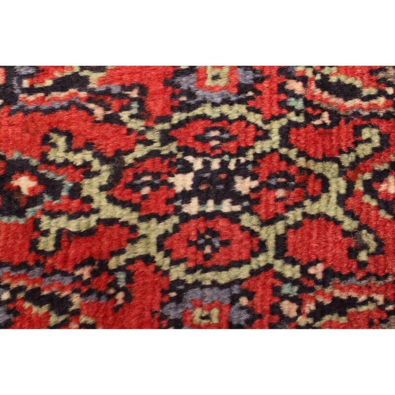 ECARPETGALLERY Hand-knotted Andelz Red Wool Rug - 2'1 x 9'1
