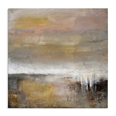 Stupell Neutral Earthy Abstract Landscape Canvas Wall Art Design By Karen Hale