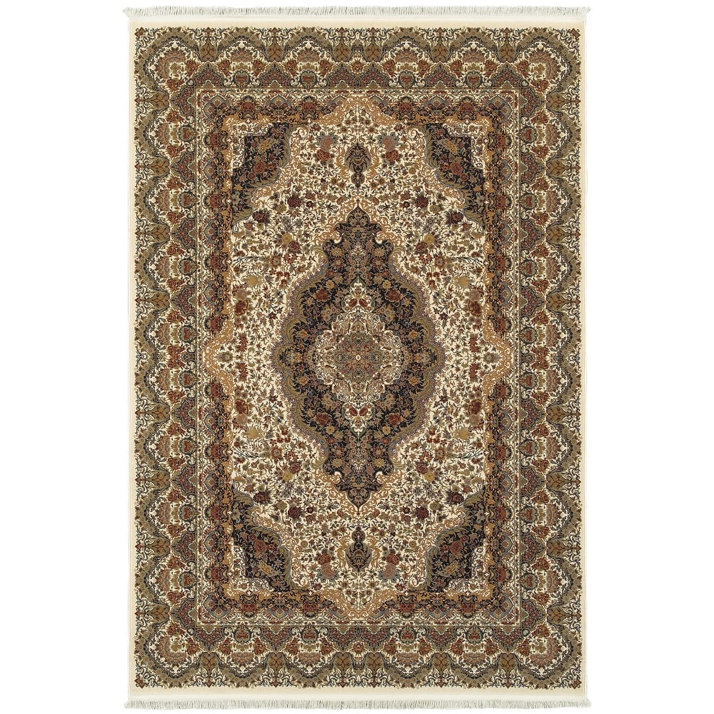Style Haven Maracle Medallion Fringed Area Rug