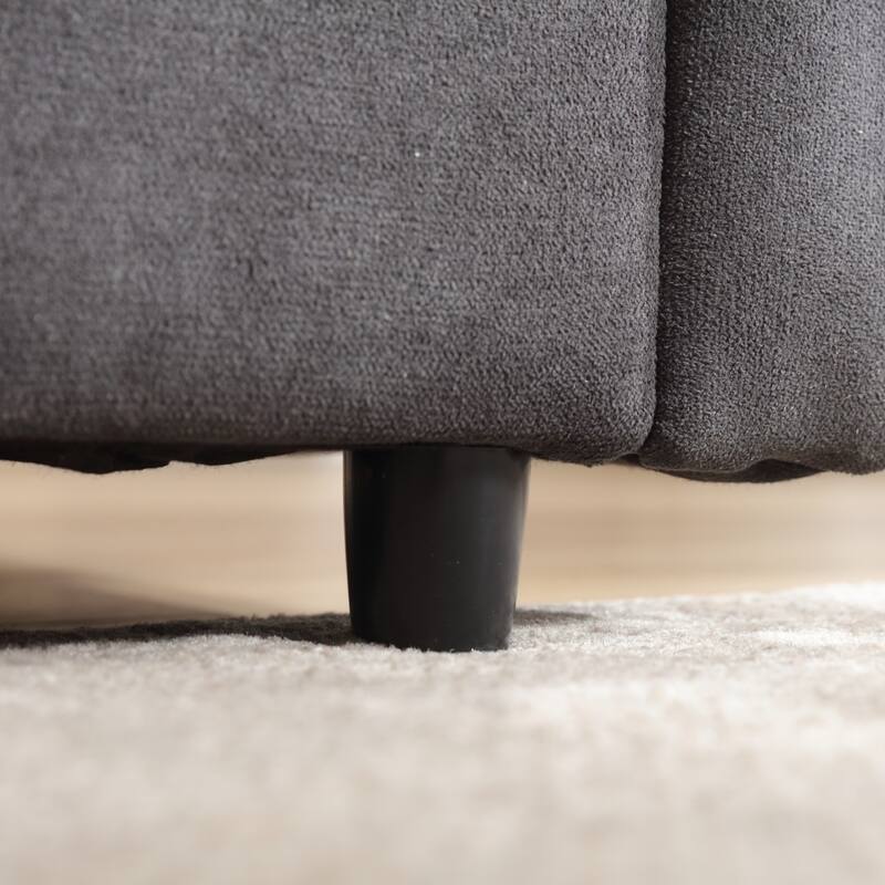 5-Seat Modern U-Shaped Upholstered Sectional Sofa with Chaise Lounge