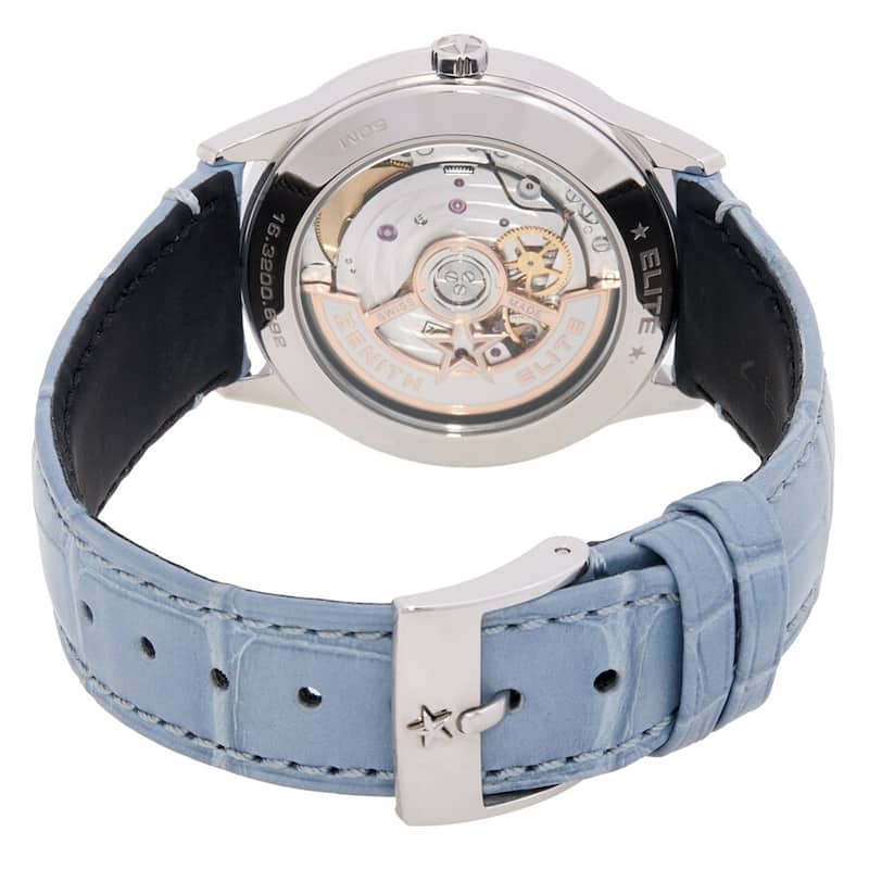 Zenith Elite Automatic Diamond Women's Watch - Silver - Silver