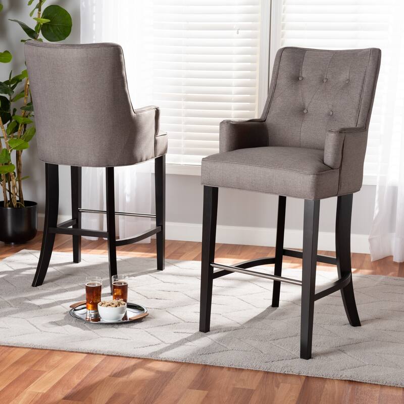 Aldon Modern and Contemporary 2-Piece Bar Stool Set