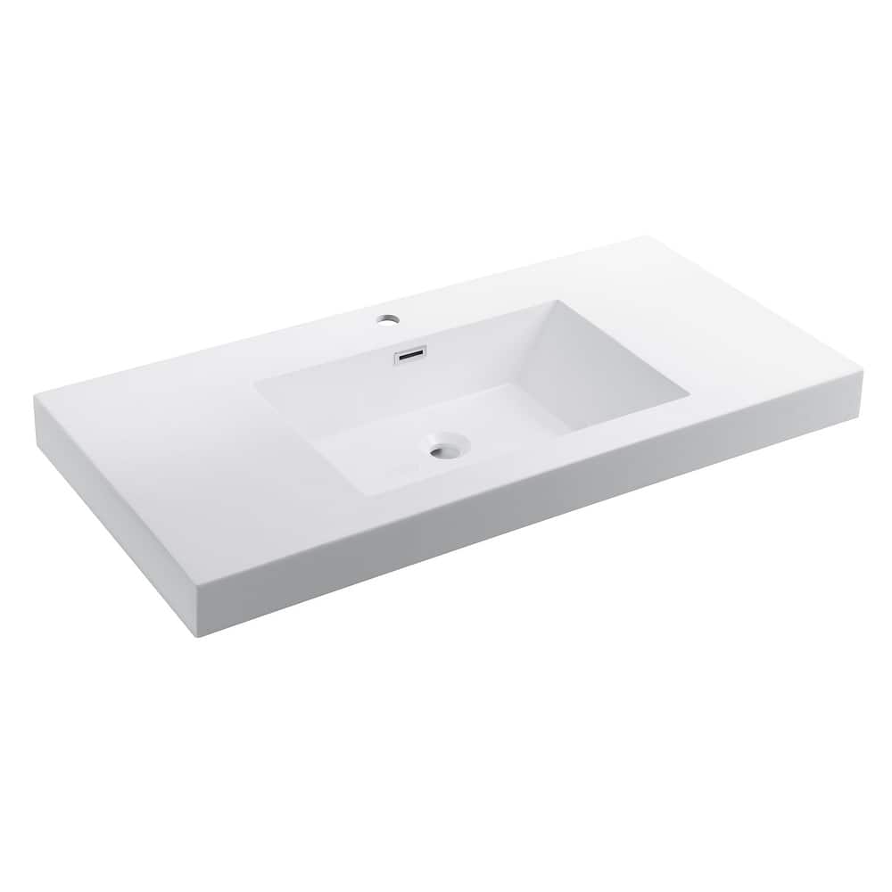Dowell 18" FTB Resin Bathroom Vanity Basin