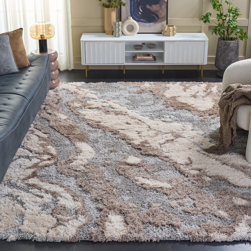 SAFAVIEH Horizon Shag Remona 2.6-inch Thick Rug