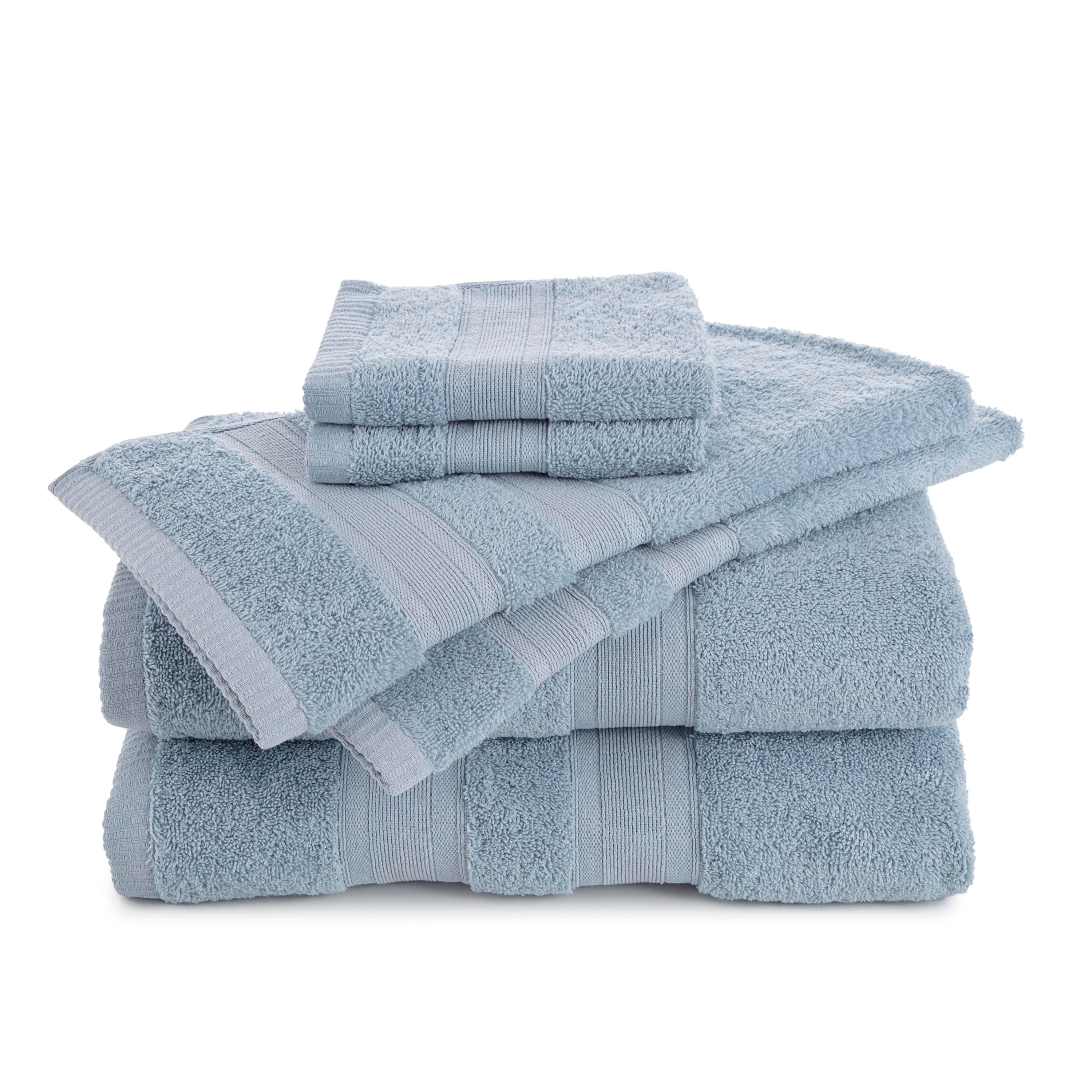 Martex Clean Essentials Cotton 6-Piece Towel Set Soft, Absorbent