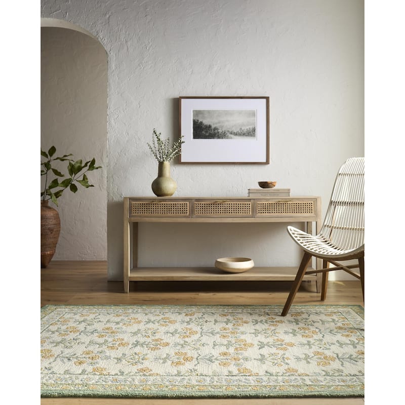 Livabliss Fairfax Global Area Rug - Sage - 8' x 10'