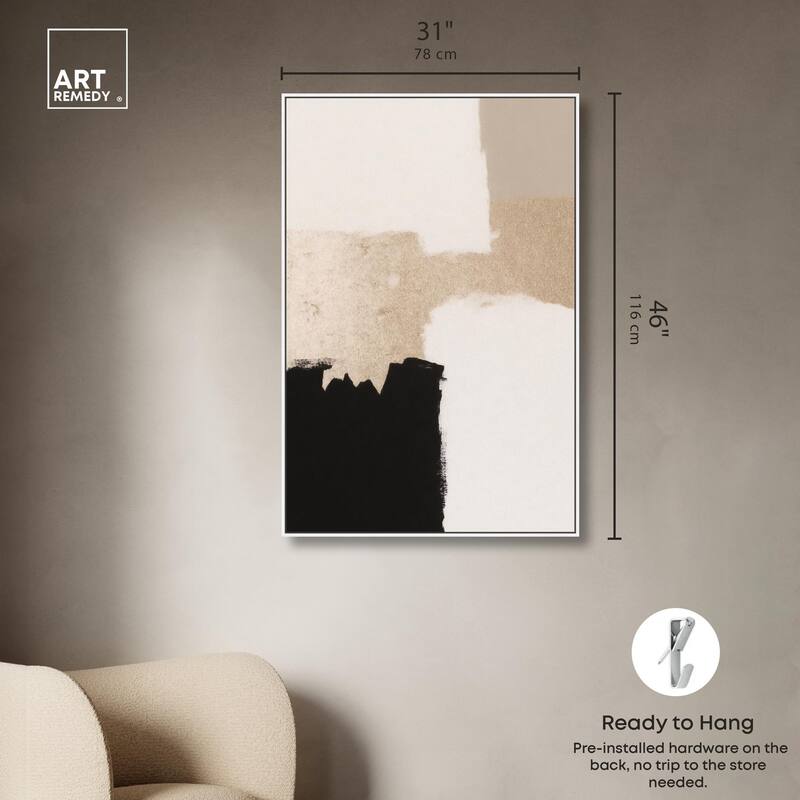 Earth and Ink I Canvas by Art Remedy