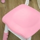 preview thumbnail 8 of 12, 5 Piece Toddler Table and Chair Set with 4 Chairs Adjustable Height