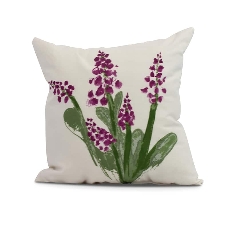 18 x 18 inch Bluebell Outdoor Pillow - Purple