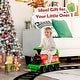 preview thumbnail 22 of 31, 6V Electric Kids Ride On Car Toy Train with 16 Pieces Tracks - 20.3" x 8.5" x 13.6"(L x W x H)