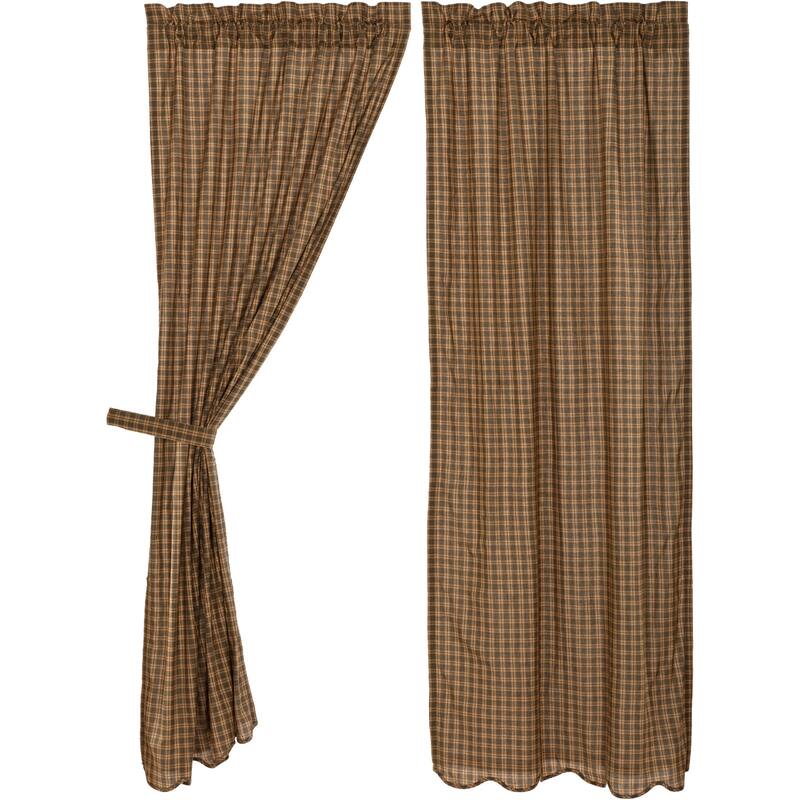 Cedar Ridge Panel Scalloped Set of 2 84x40 - Panel 84x40