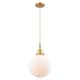 Option Satin Gold / Matte White Shade