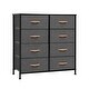 preview thumbnail 7 of 21, VredHom 8 Drawers Vertical Storage Tower Grey - 8-drawer