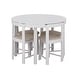 preview thumbnail 16 of 22, Simple Living Tobey 5-piece Compact Round Dining Set White