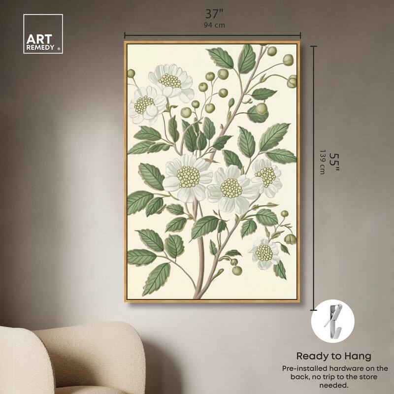 White Cherokee IV Canvas by Art Remedy