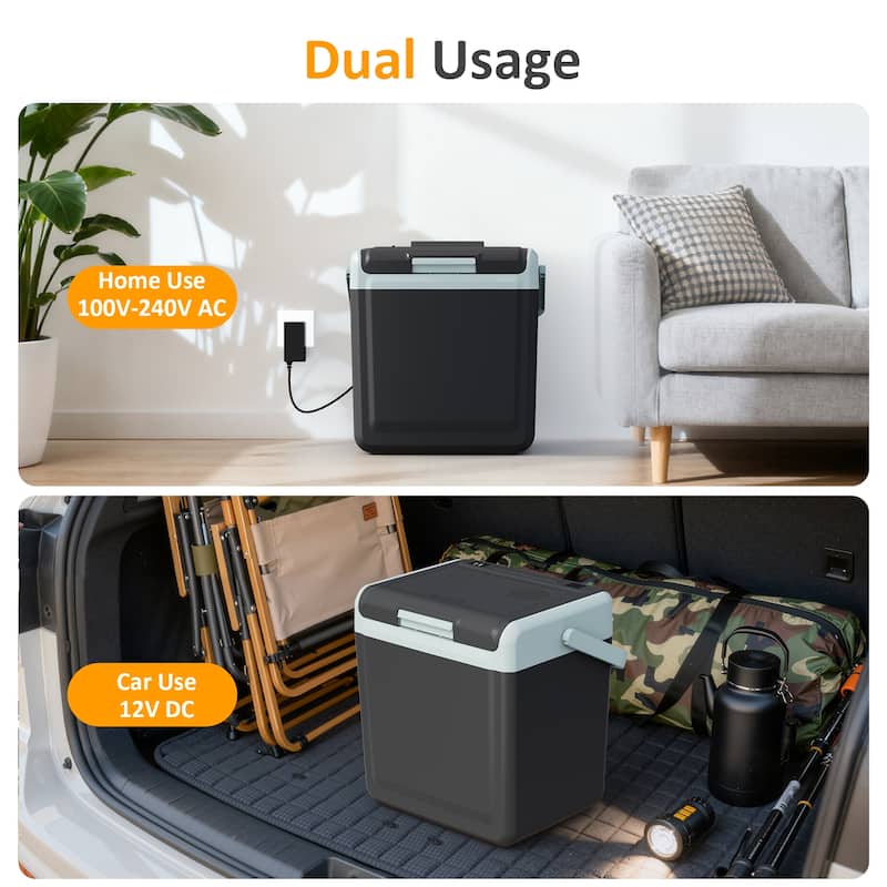 25QT Portable Cooler and Warmer Mini Fridge - N/A