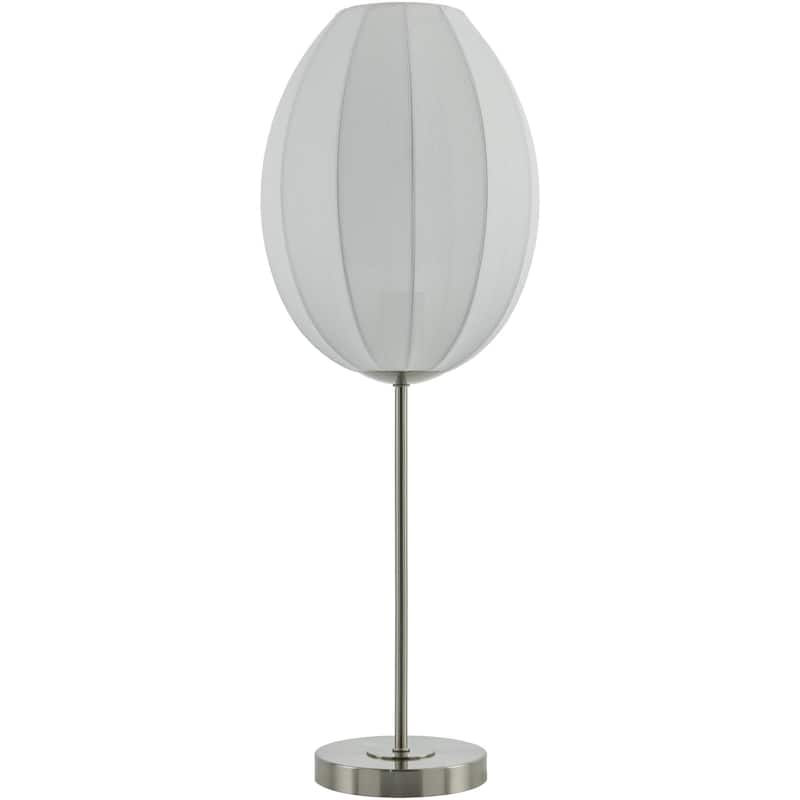 Livabliss Vamo Modern & Contemporary Accent Table Lamp - Metallic-Nickel