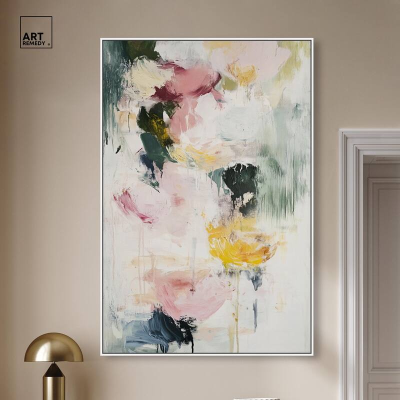 Dripping Colors II Canvas by Art Remedy