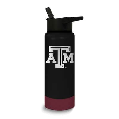 Collegiate Texas a & M Stainless Steel Silicone Grip 24 Oz. Water Bottle