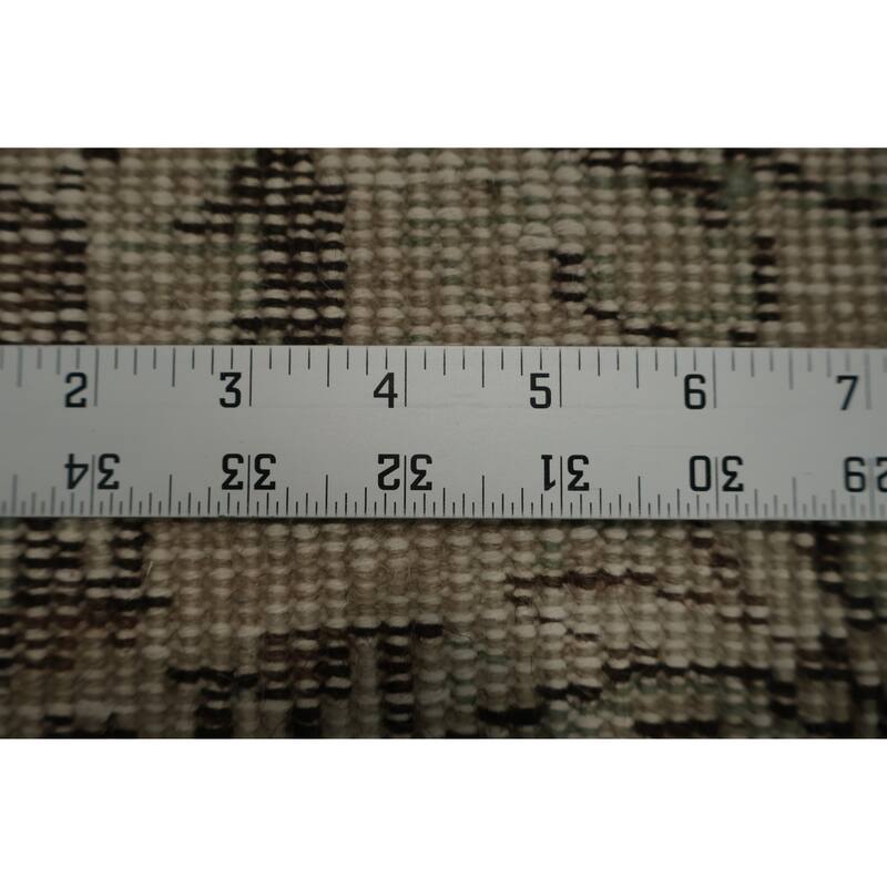 Hand Knotted Oriental 100% Wool Carpet Transitional Floral Beige & Ivories Anatolian Area Rug - 8' 11'' X 6' 6''