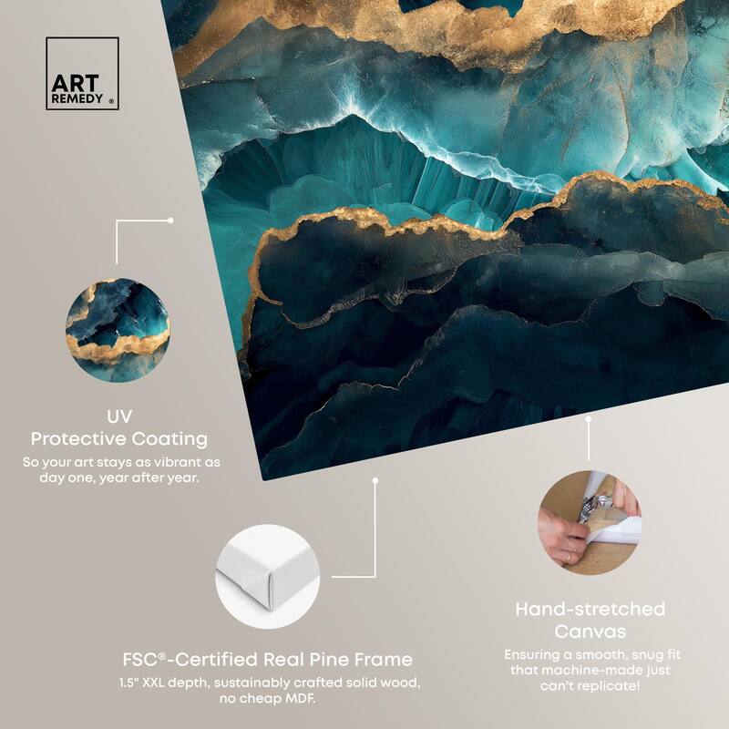 Power Edge I Canvas by Art Remedy, Gallery Wrapped
