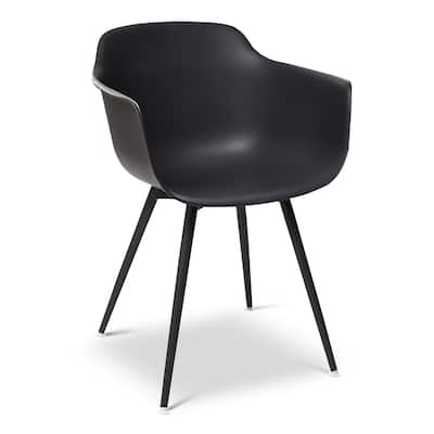 Dana Arm Chair - Set of 4 - Black Frame
