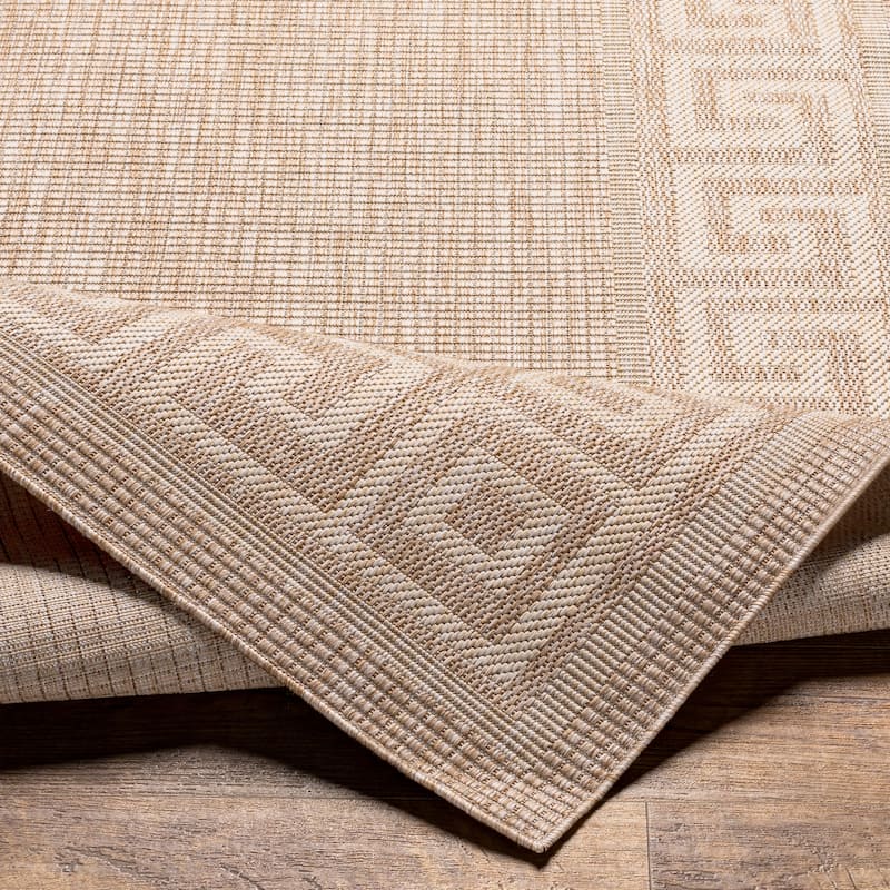 Livabliss Tuareg Greek Border Outdoor Rug