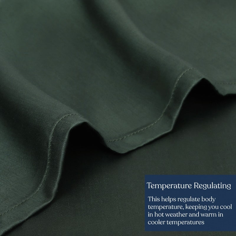 Delara 100% Eucalyptus Lyocell Tencel Bedding Sheet Bundle, Naturally Cooling, Super Soft, Moisture-Wicking, Smooth & Breathable
