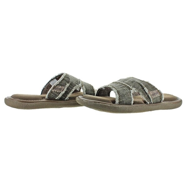 mens memory foam slide sandals