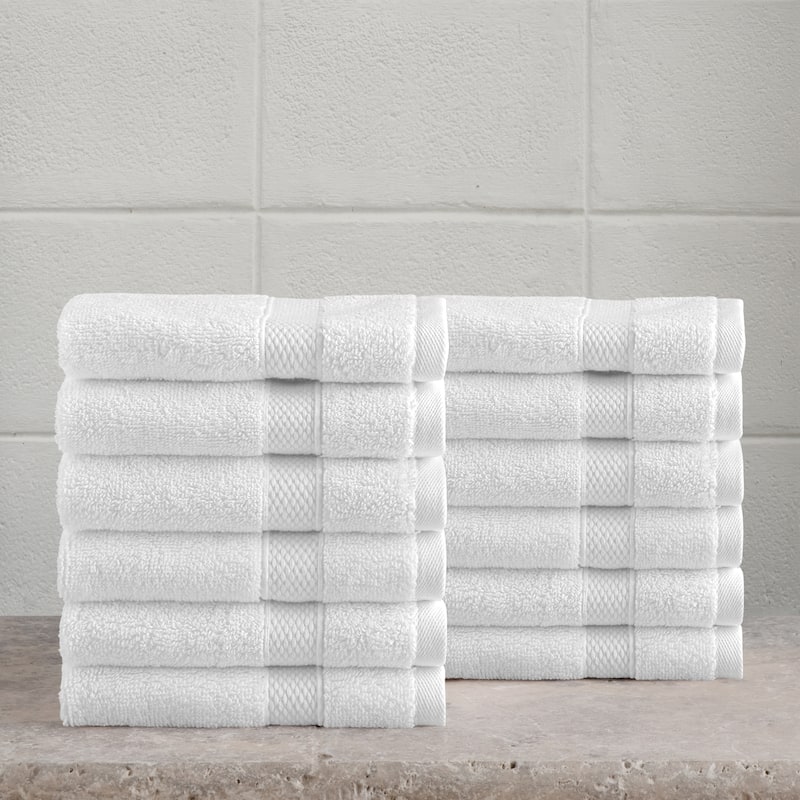 Authentic Hotel and Spa 100% Turkish Cotton Anovia Washcloth Set