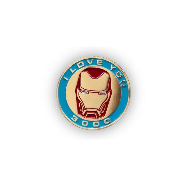 Marvel Avengers Endgame Iron Man Exclusive Collector Pin I Love You 3000 Black On Sale Overstock