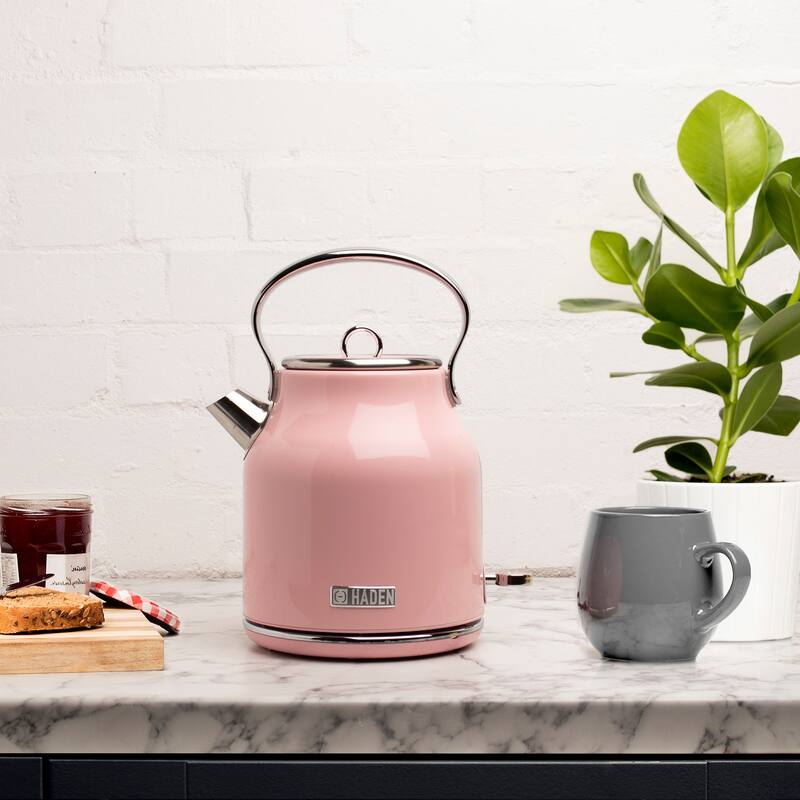 Haden Heritage 1.7 Liter Stainless Steel Electric Tea Kettle