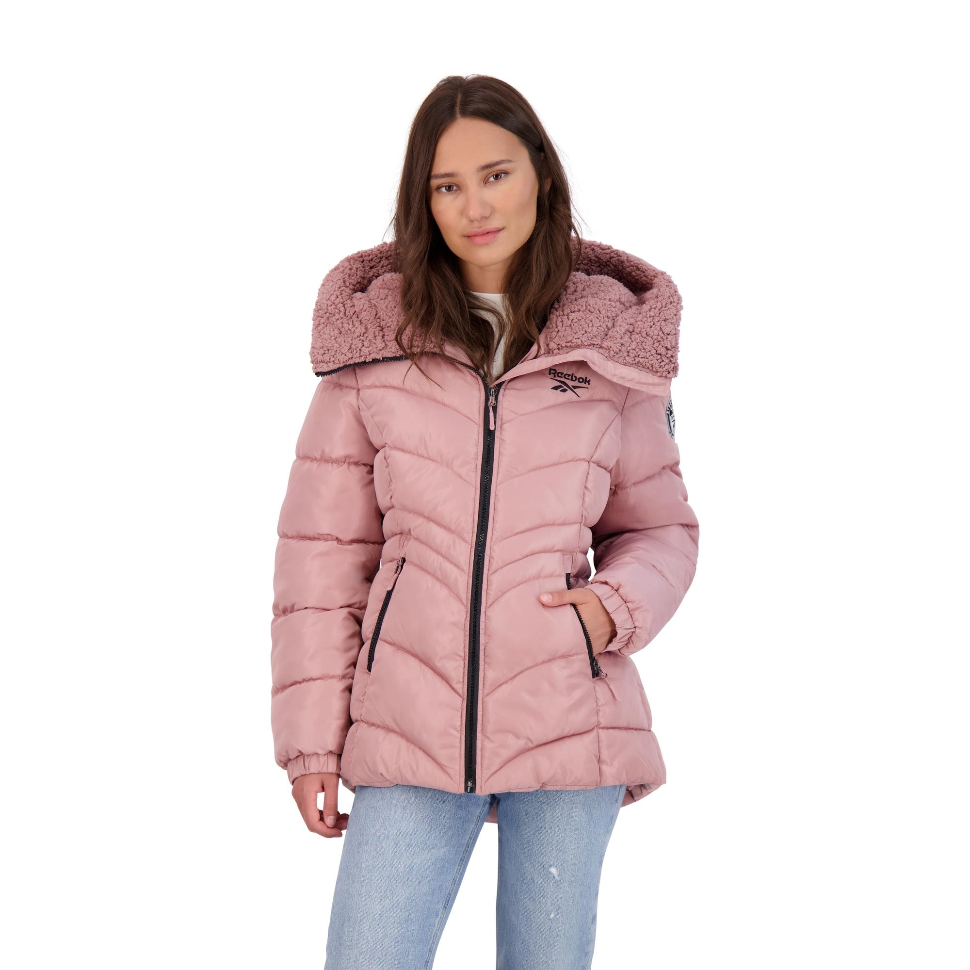 reebok packable lightweight puffer jacket