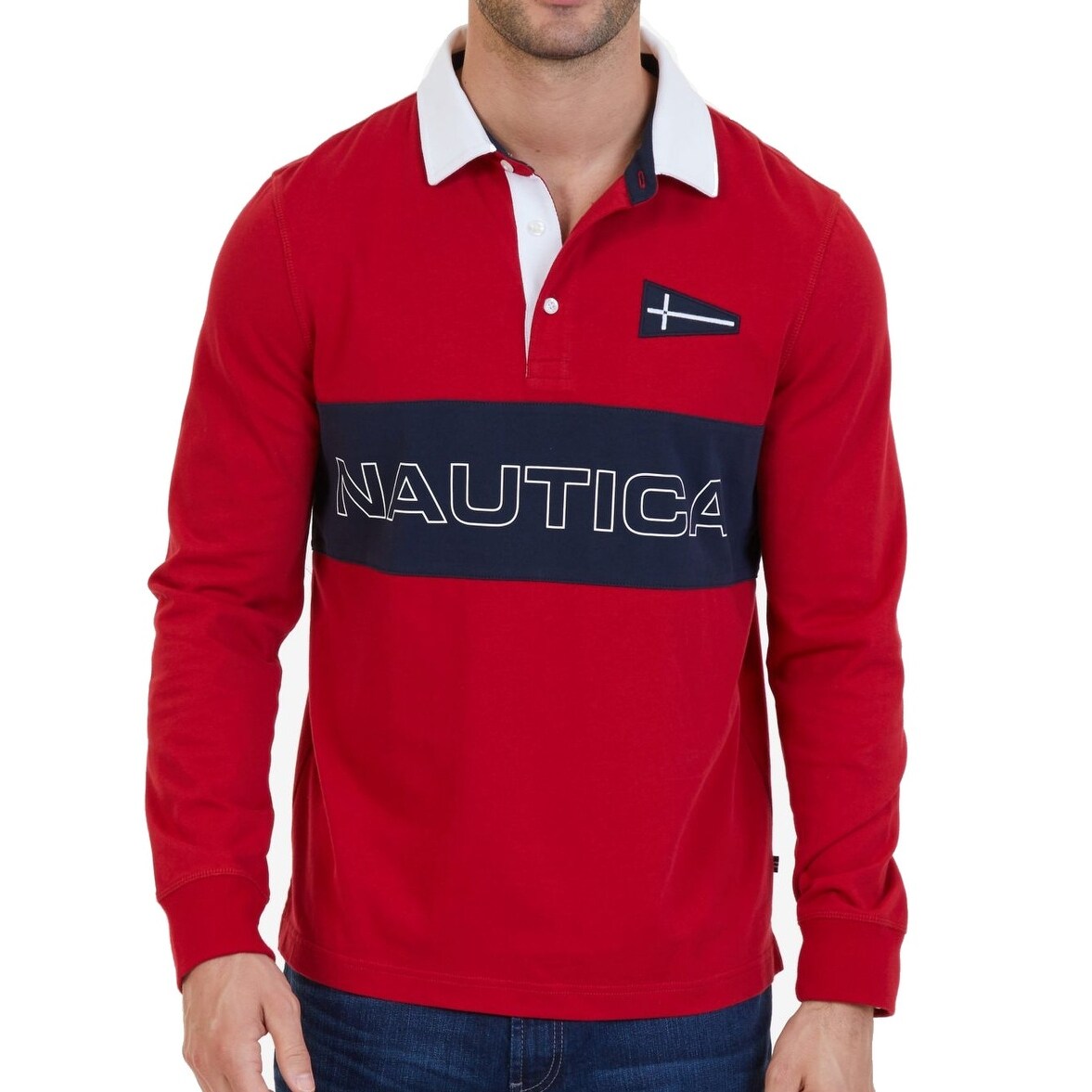 nautica polo long sleeve
