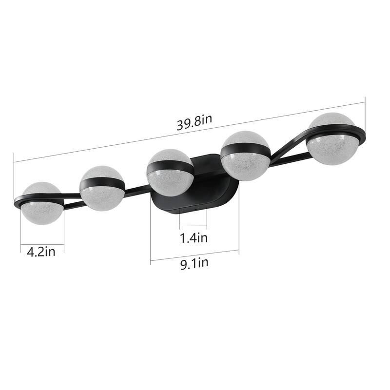 Modern LED Bathroom Vanity Lights for Bedroom,Powder Room