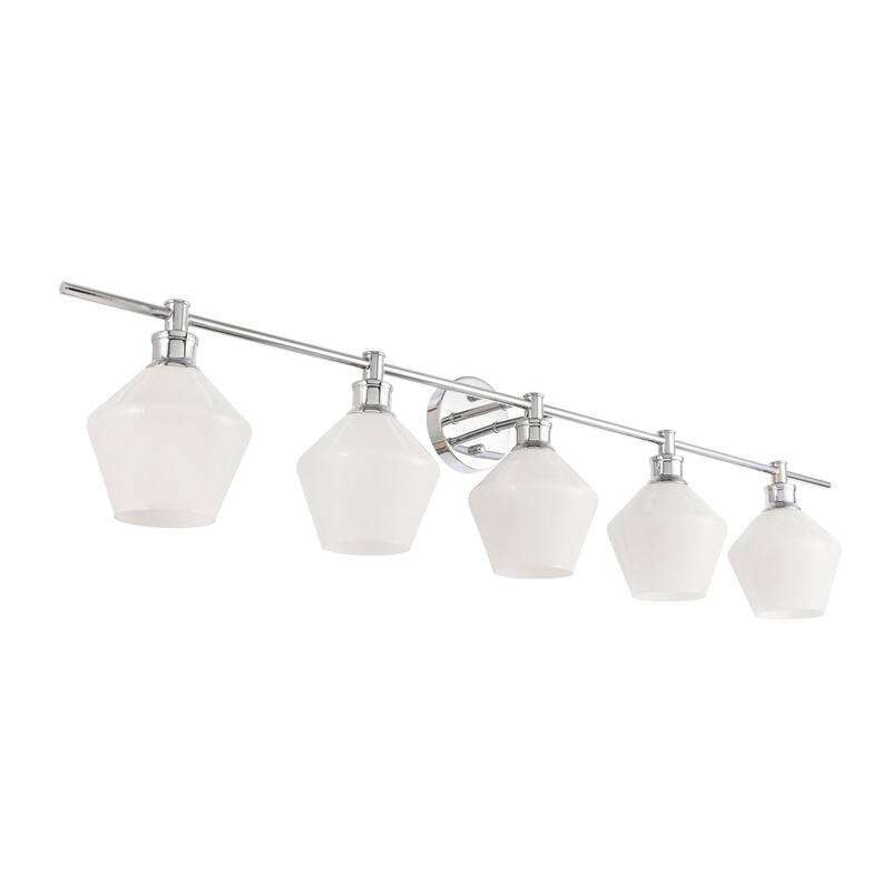 Carson Carrington Ullerslev 5-Light Clear Frosted Wall Sconce