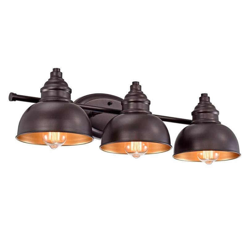 Barberal 3 Light Farmhouse Bathroom Vanity Wall Light