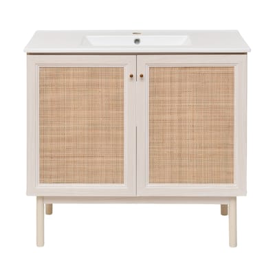 Classe 36" Bathroom Vanity In White Oak