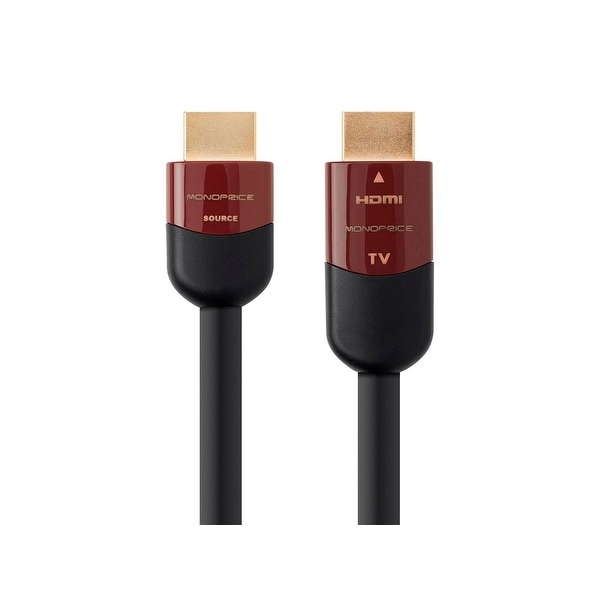 High Speed HDMI Cable - 50 Feet - Black, Active, 4K @ 60Hz, 18Gbps, 24AWG, CL2
