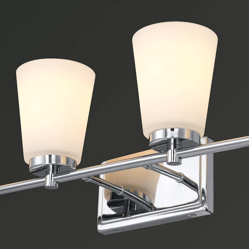 Acroma 6 - Light Steel Dimmable Vanity Light - 6-light