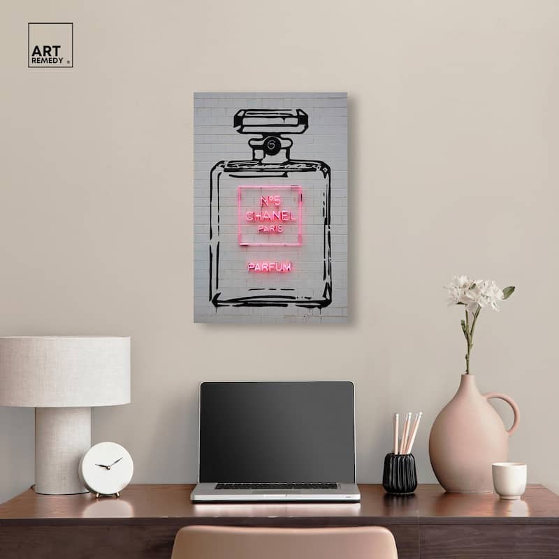 Parisian Perfume Canvas by Art Remedy, Gallery Wrapped