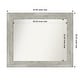 preview thumbnail 80 of 119, Dove Greywash Framed Non-Beveled Custom Wall Mirror, Bathroom Vanity Mirror Outer Size: 34 x 28