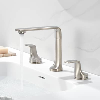 Varen 8 in. Widespread 2-Handle Bathroom Faucet with Drain