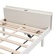 preview thumbnail 10 of 30, Twin Size Bed Frame with Storage Headboard and USB Ports, Kids Twin Bed with Support Slat, Wooden Twin Platform Bed for Bedroom