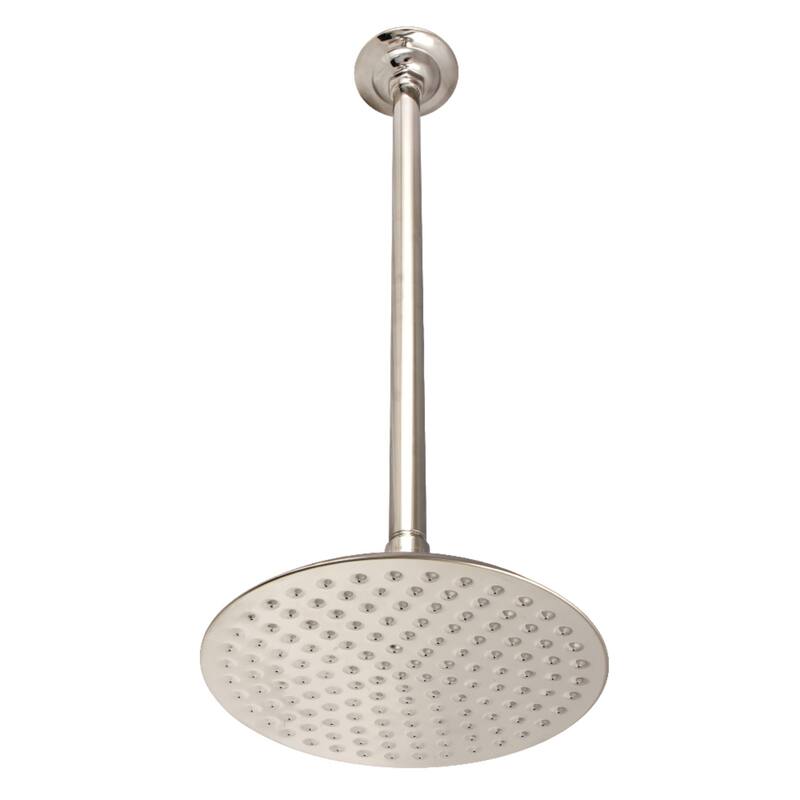 Trimscape 7-3/4 Inch Showerhead with 17-Inch Ceiling Mount Shower Arm - Polished Nickel
